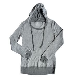 SO Gray Long Sleeve Hooded Top